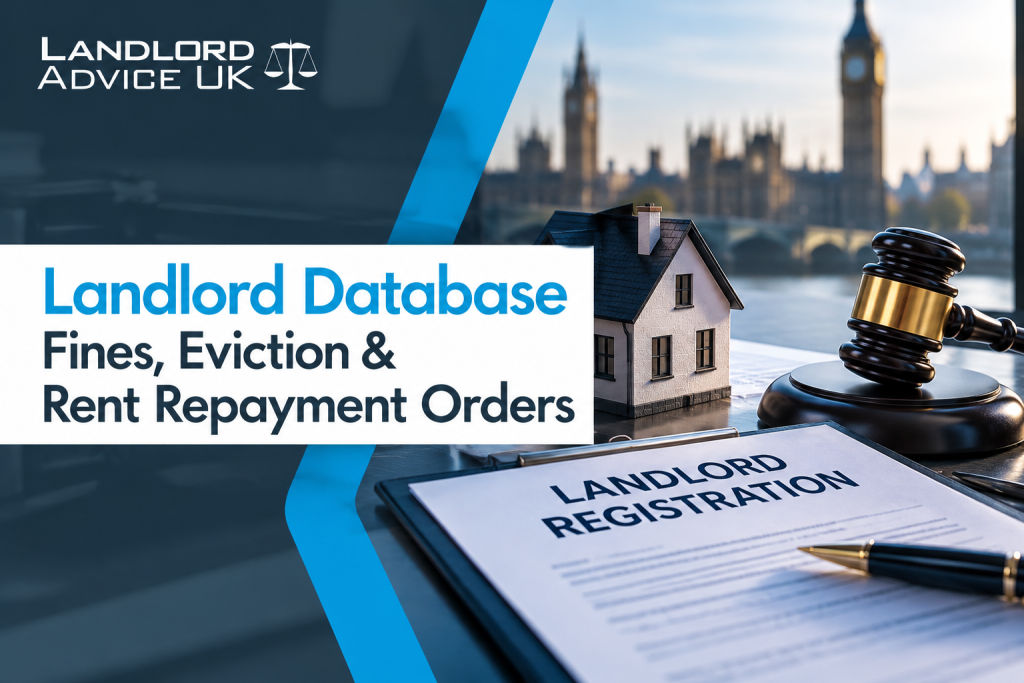 Home 1 Landlord Database, Fines, Eviction & Rent Repayment Orders