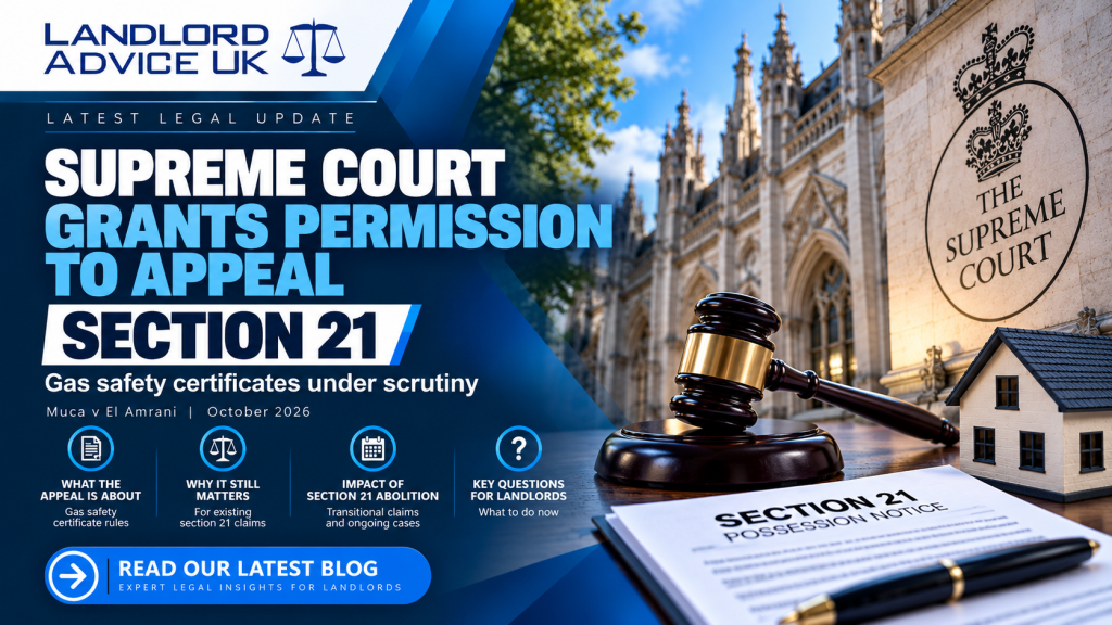 Home 1 Supreme Court Section 21 Appeal 2026: Muca v El Amrani