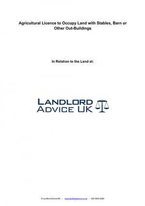 Agricultural Licence to Occupy from Landlord Advice UK