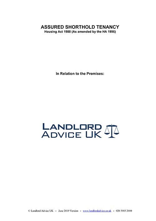 Landlord Advice UK Assured Shorthold Tenancy Agreement