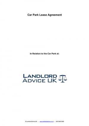 Landlord Advice UK Car Park Lease Agreement