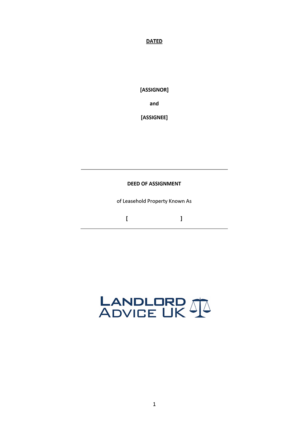 Deed of Assignment of Lease 6